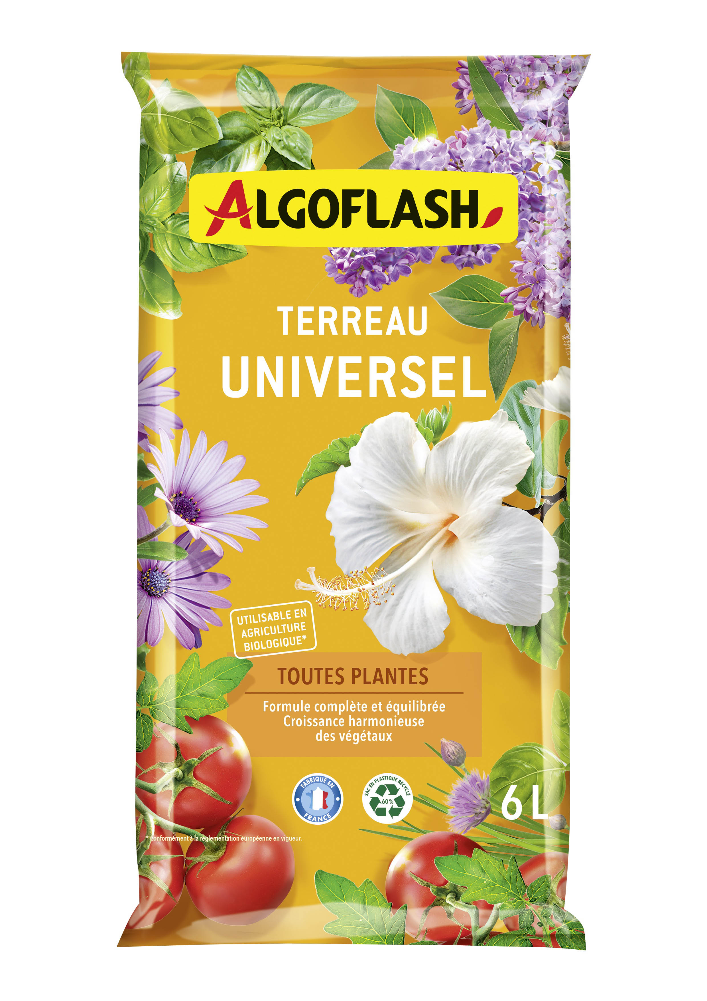 Terreau universel ALGOFLASH, 10 l